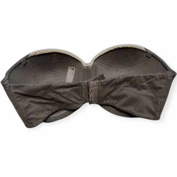 VICTORIA’S SECRET Women’s Body by Victoria Black Strapless Bra Size 32DD - Picture 2 of 5